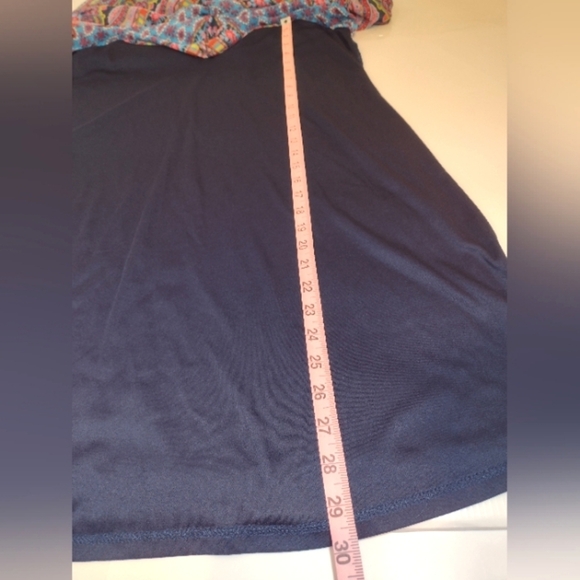 New Directions Women's Colorful Mix Print Scarf Dress Size (L) - Picture 10 of 10